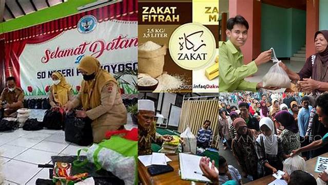 Tuliskan Pembagian Zakat