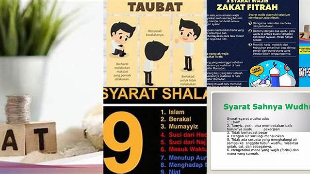 Tulislah Tiga Syarat Sahnya Berzakat