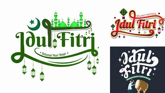 Typography Idul Fitri