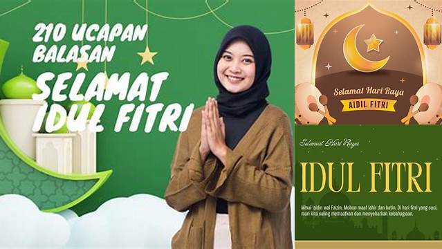 Ucapan Balasan Idul Fitri