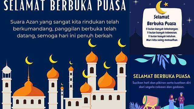 Ucapan Berbuka Puasa