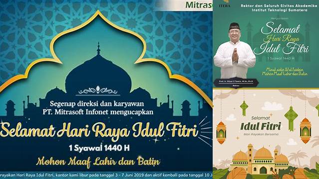 Ucapan Di Hari Raya Idul Fitri