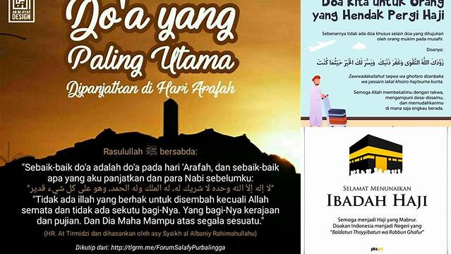 Ucapan Doa Untuk Orang Berangkat Haji