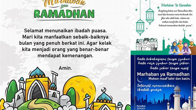 Ucapan Minta Maaf Sebelum Puasa Ramadhan