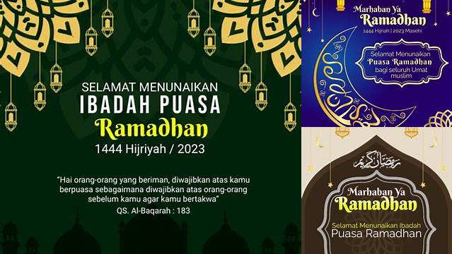 Ucapan Puasa Ramadhan