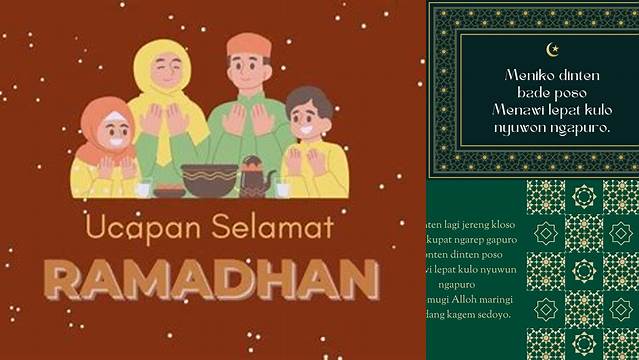 Ketahui 10 Hal Penting tentang Ucapan Ramadhan Bahasa Jawa Halus untuk Idul Fitri Terbaik