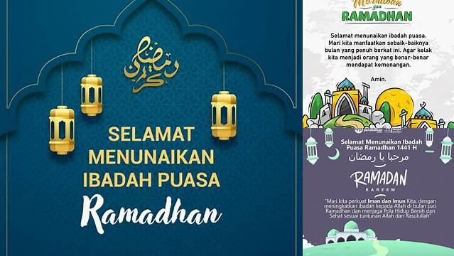 Ucapan Selamat Puasa Ramadhan