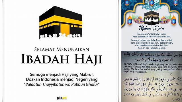 Ucapan Untuk Orang Pergi Haji