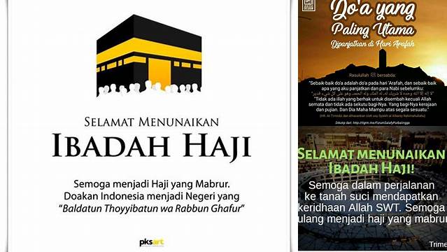 Ucapan Untuk Yang Mau Berangkat Haji