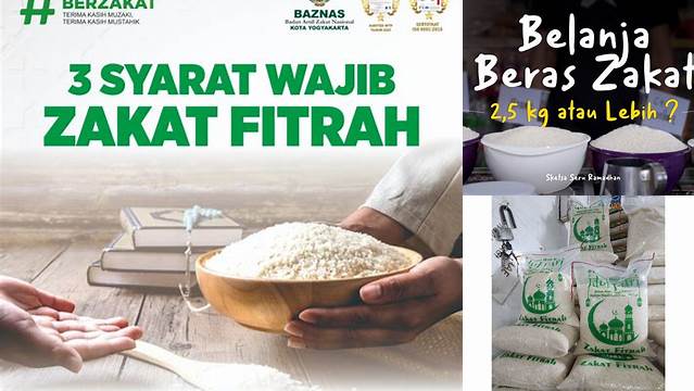 Ukuran Beras Zakat Fitrah