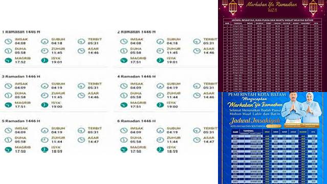 Waktu Buka Puasa Batam