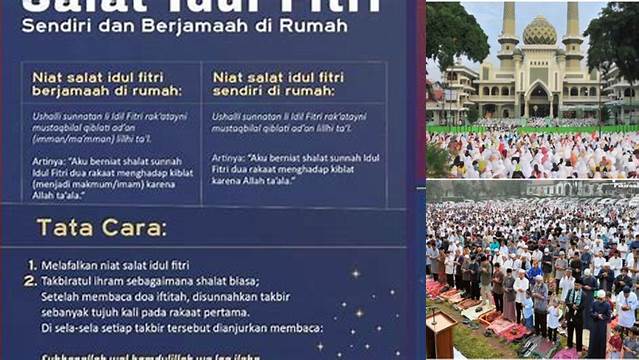 Waktu Pelaksanaan Sholat Idul Fitri