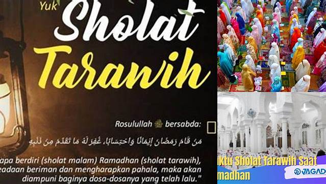 Temukan 9 Hal Penting tentang waktu sholat tarawih menjelang idul fitri