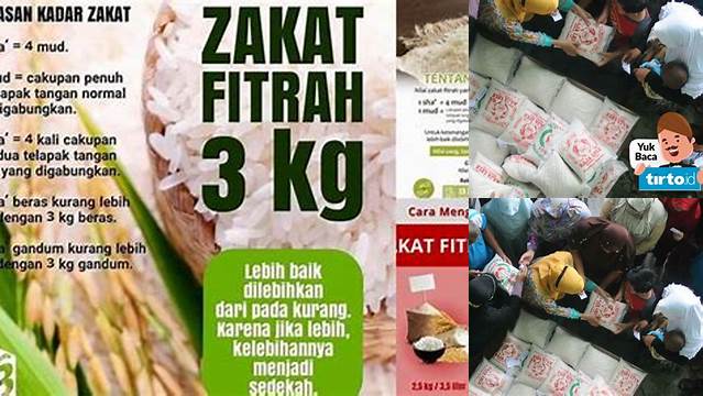 Zakat Fitrah Berapa Kg Per Orang