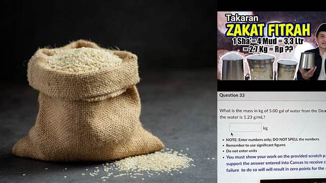 Zakat Fitrah Berapa Mud