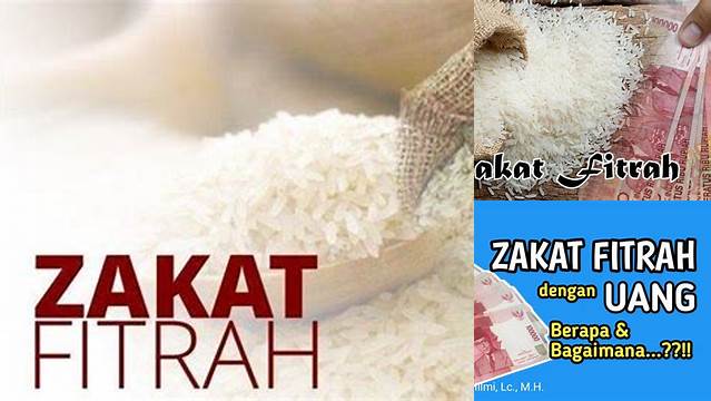 Zakat Fitrah Berapa Uang