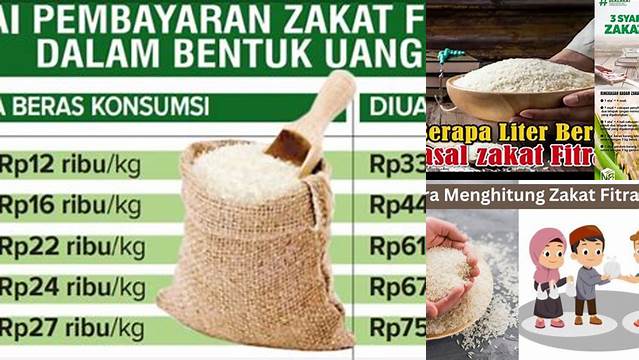 Zakat Fitrah Beras Berapa Liter