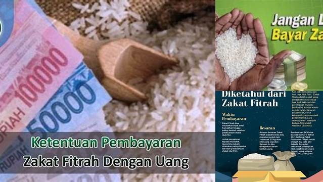 Zakat Fitrah Berupa