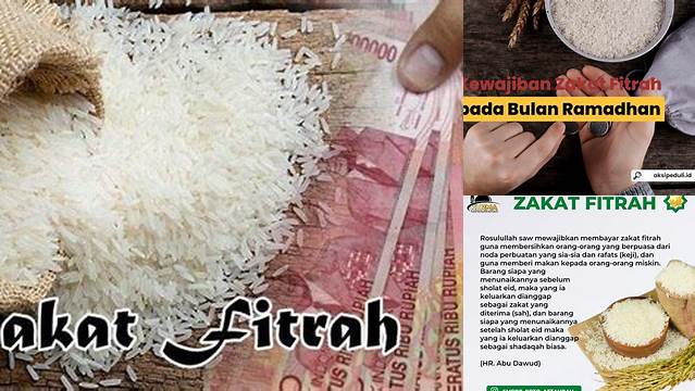 Zakat Fitrah Dibayarkan Pada Bulan