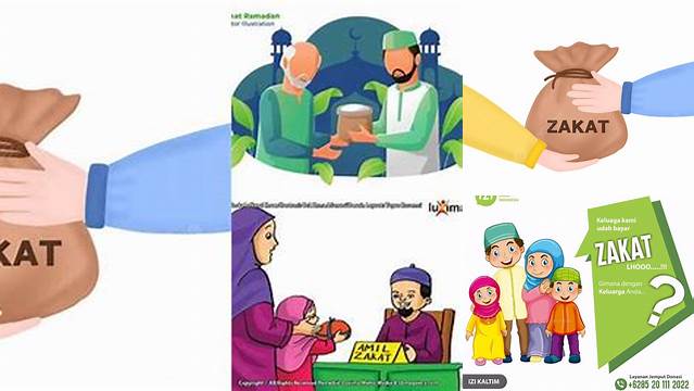 Zakat Fitrah Kartun