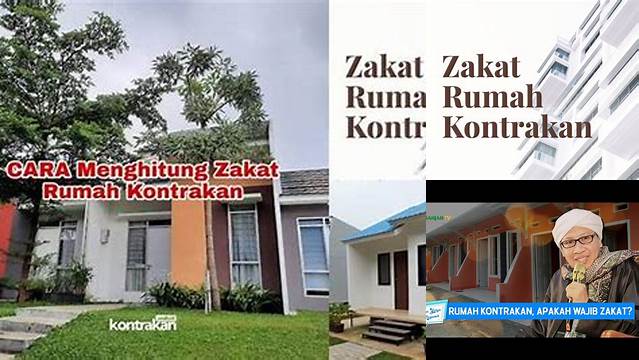 Zakat Rumah Kontrakan