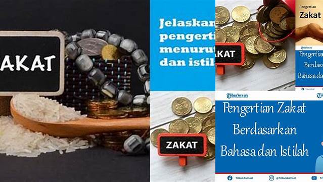 Zakat Secara Istilah