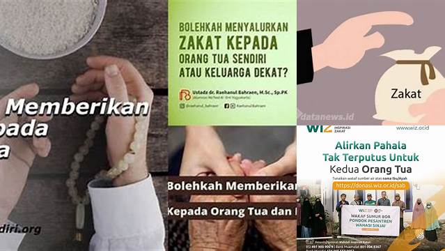 Zakat Untuk Orang Tua